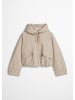 Marc O'Polo Canvasjacke mit Kapuze in Beige