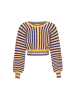 IZIA Sweater in navy multicolor