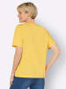 Sieh an! V-Shirt in gelb-pink