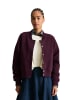 Marc O'Polo DENIM Sweat-College-Jacke cropped in Mahagony Jam