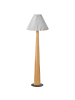 Beliani Stehleuchte ALIGIDE in Naturfarben/Weiß - (W) 33 x (H) 105 x (L) 33 cm