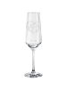 Mr. & Mrs. Panda Sektglas mit Gravur Otter Valentine ohne Spruch in Transparent