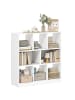 HOMCOM Bücherregal-97,5L x 30B x 100Hcm-Weiß
