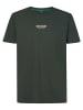 Petrol Industries Baumwoll-T-Shirt mit Grafik-Print foster in Grün