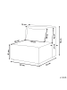 Beliani Sofaelement LEMVIG in Beige - (W) 83 x (H) 78 x (L) 83 cm