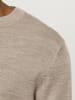 Jack & Jones Strickpullover in Greige