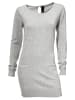 Heine Longpullover in grau-melange