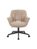 DUBI Möbel 2er-Set: Bürostuhl Mika-Nuri in Beige - (B)65 x (H)79 x  (T)66 cm