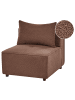Beliani Sofaelement AXEBO in Braun - (W) 70 x (H) 93 x (L) 94 cm
