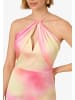 Adrianna Papell Langes Abendkleid Printed Sateen Long Dress in Pink Multi