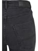 Urban Classics Urban Classics Damen Ladies Highwaist Straight Slit Denim Pants in black washed