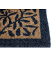 Beliani Fußmatte NUNIVAK in Naturfarben/Beige/Blau - (W) 50 x (L) 80 cm