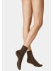 Kunert Socken Sensual Cotton Rollrand in Brown