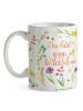 Mr. & Mrs. Panda Pott Du bist eine Wildblume mit Spruch in Bunt