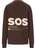 SOS Sweatshirt Bovec in 5104 Coffee Bean