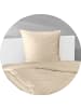 JACK Mako Satin Bettwäsche Einfarbig in Taupe