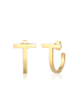 Elli Ohrringe 925 Sterling Silber Geo in Gold