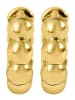 Adeliás Damen Ohrringe – Klappcreole aus 333 Gold in gold