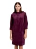 BETTY & CO Casual-Kleid mit Kragen in Dark Aubergine