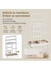 SONGMICS Schmuckständer Caeley in Weiß - (B)11.5 x (H)30.8 x (T)20 cm