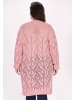Ancie Damen Plus Size Cardigan in Pink