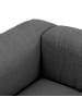 58 aufm Kessel SOFA 3-Sitzer mit Ottomane Kattrina Flachgewebe anthrazit
