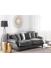 Beliani 2-Sitzer Sofa EIKE in Grau/Braun - (W) 186 x (H) 82 x (L) 102 cm
