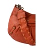 IZIA Schultertasche Aus Leder in Orange