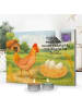 Mr. & Mrs. Panda Adventskalender Huhn Stolz Design mit Spruch in Weiß