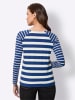 Heine Streifenshirt in royalblau-ecru-gestreift