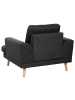 Beliani Sessel KILDAL in Schwarz - (W) 114 x (H) 90 x (L) 96 cm