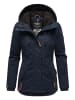 Marikoo Winterjacke Bikoo in Navy with black fur