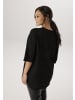 Aniston PLUS Kurzarmshirt in schwarz
