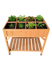 relaxdays Hochbeet in Orange - (B)91 x (H)81,5 x (T)62 cm