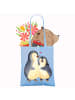 Mr. & Mrs. Panda Shopper Pinguin umarmen ohne Spruch in Sky Blue