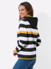 WITT WEIDEN Sweatshirt in ocker-schwarz-geringelt