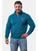 Men Plus Sweatshirt in rauchblau