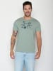 GreenBomb Spice Bike Crop in Soft Sage
