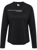 Hummel Hummel T-Shirt Hmlcourt Paddeltennis Damen Atmungsaktiv Leichte Design Schnelltrocknend in BLACK