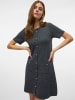 Vero Moda Strickkleid in Medium Grey Melange