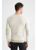 DeFacto Pullover SLIM FIT in Stein