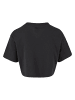 Urban Classics Urban Classics Cropped T-Shirts in black+black