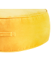 Beliani Pouf YULLE in Gelb - (W) 60 x (H) 25 x (L) 60 cm