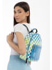 myMo Damen Rucksack in Blau Mehrfarbig