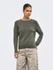 ONLY Strickpullover in Dusty Olive