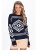 IZIA Women Sweater in navy