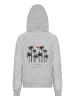 F4NT4STIC Hoodie Escape Discover the World Palm Trees in grau meliert