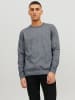 Jack & Jones Dünner Langarm Strickpullover Basic JJEBASIC in Navy