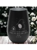 Mr. & Mrs. Panda Teelichthalter Glas Avocado Tanzen mit Spruch in Schwarz