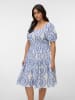 Vero Moda Gesmoktes Kleid in Snow White
